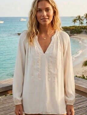 Lilly Pulitzer Hollis Embroidered Blouse